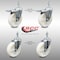 Service Caster 5 Inch SS Nylon Wheel 10mm Threaded Stem Caster Total Lock Brake SCC, 2PK SCC-SSTSTTL20S514-NYS-M1015-2-S-2 - alternate 3